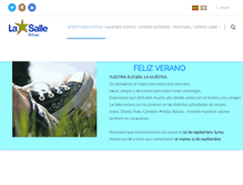 Tablet Screenshot of lasallebilbao.com